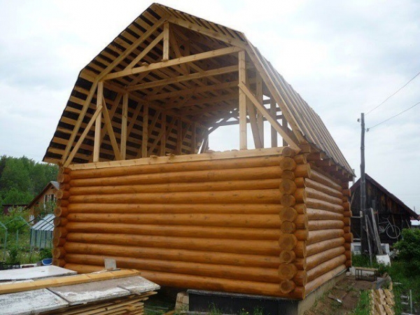 Баня 5х4 с мансардой Баня 5х4 с мансардой