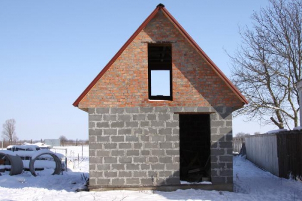 Баня из керамзитобетонных блоков Баня из керамзитобетонных блоков