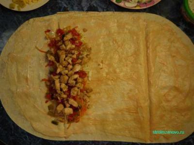 Шаурма с курицей
Шаурма с курицей