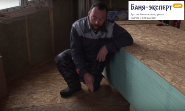 Как сделать пол в каркасной бане Как сделать пол в каркасной бане