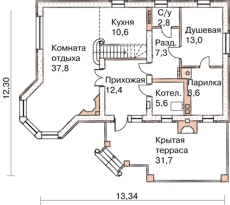 Проекты бань из кирпича Проекты бань из кирпича