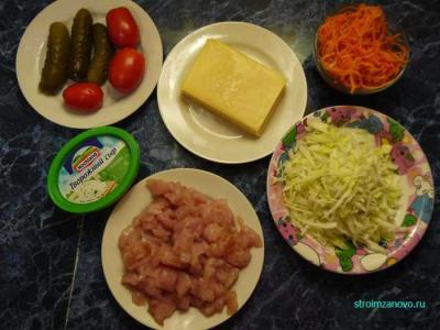 Шаурма с курицей
Шаурма с курицей