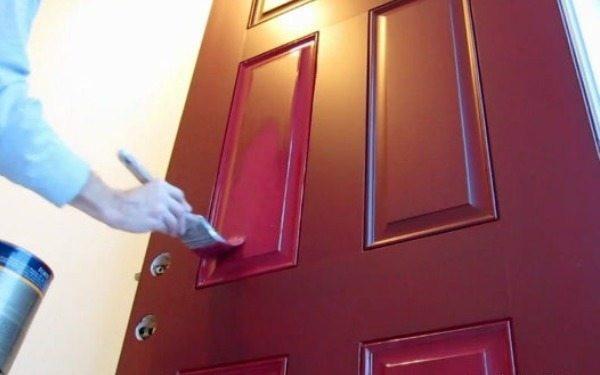 Покраска деревянных дверей Покраска деревянных дверей