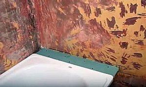 Как заделать стык между ванной и стеной Как заделать стык между ванной и стеной