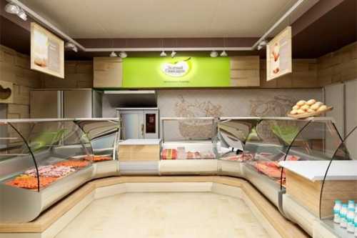 Интерьер продуктового магазина: основные акценты Интерьер продуктового магазина: основные акценты