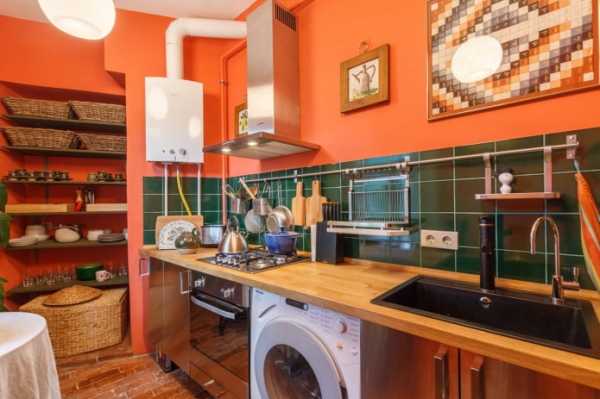 Кухня в хрущевке с газовой колонкой: варианты размещения, 37 фото Кухня в хрущевке с газовой колонкой: варианты размещения, 37 фото